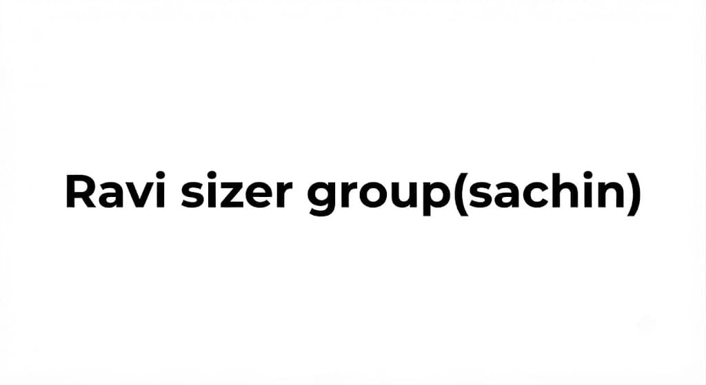 Ravi sizer group(sachin) logo